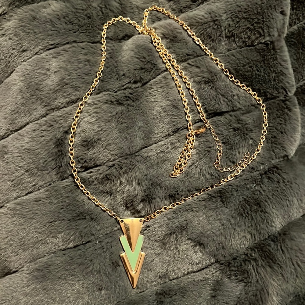 Long statement necklace